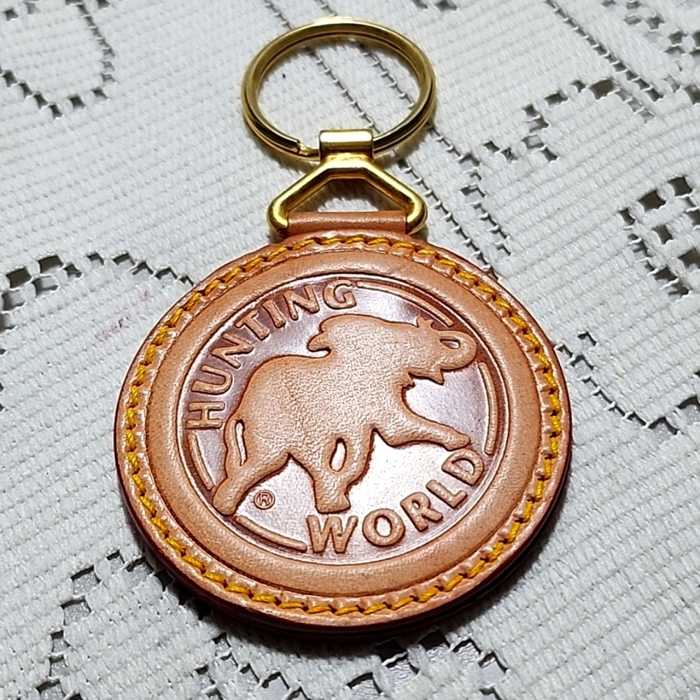 HUNTING WORLD "Hunting World Keychain 1 piece" Keyring Leather